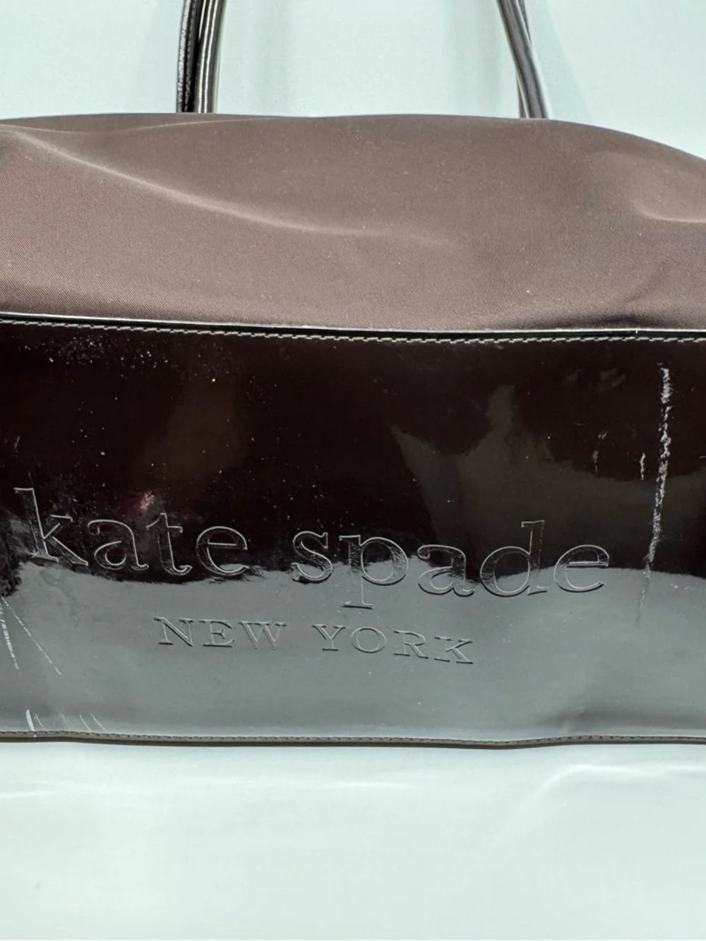 kate spade Brown Nylon Tote with Glossy Trim - Picture 5 of 6